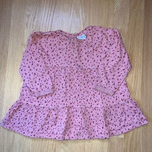 Zara Pink Floral Kids Dress